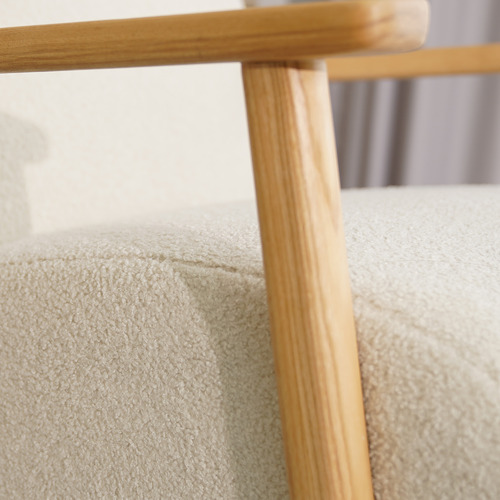 Cozy Bouclé Occasional Chair