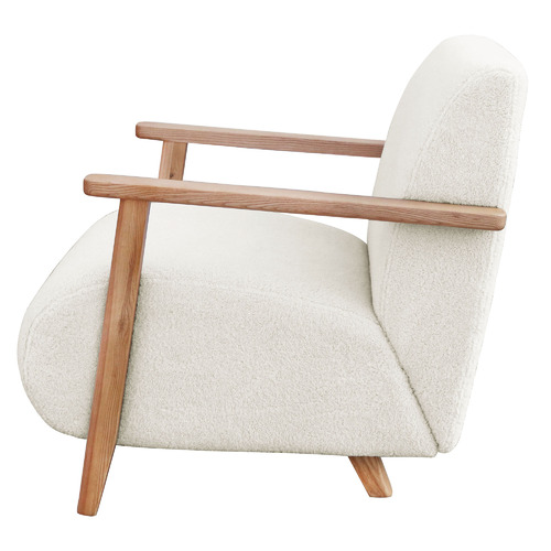 Keys Road Designs Clay Boucle Occasional Chair Temple & ster