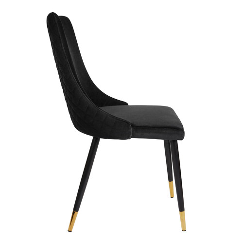 Keys Road Designs Zahara Velvet Dining Chairs Temple & ster