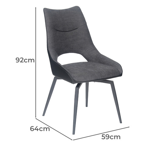 Flora Faux Leather Dining Chairs Temple & ster