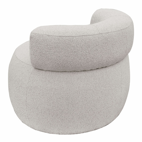Brey Boucle Swivel Accent Chair