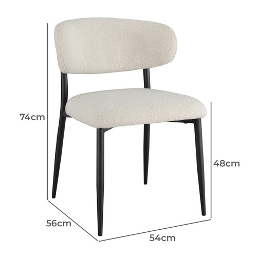 Callum Boucle Dining Chairs