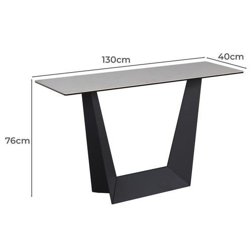 Edmund Ceramic Console Table