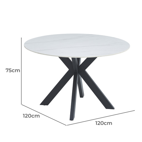 Athena Round Ceramic Dining Table