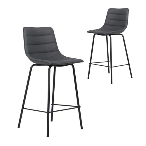 66cm Drustan Faux Leather Bar Stools