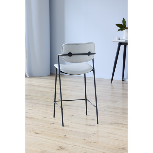 66cm-Polarvide-Faux-Leather-Bar-Stools