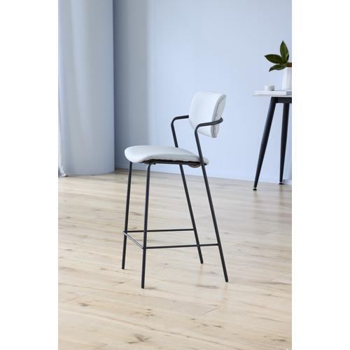 66cm-Polarvide-Faux-Leather-Bar-Stools