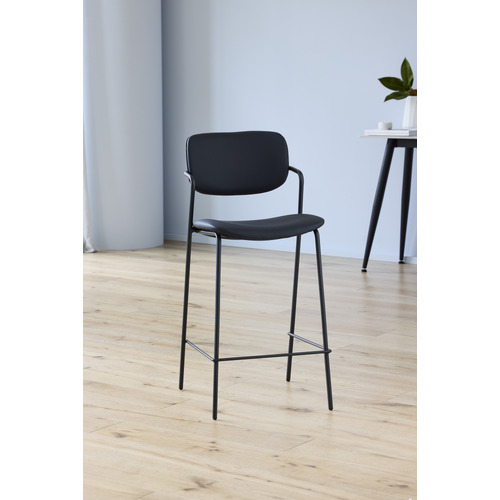 66cm-Polarvide-Faux-Leather-Bar-Stools