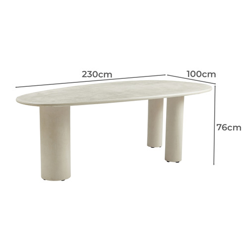 Marina Pebble Dining Table
