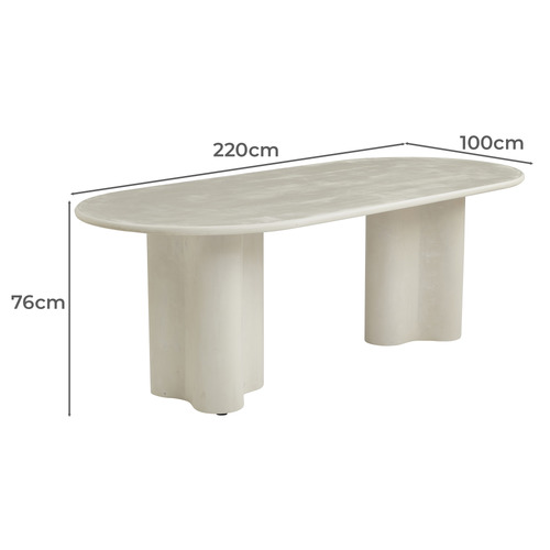 Marina Curved Dining Table