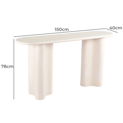 Marina Curved Console Table