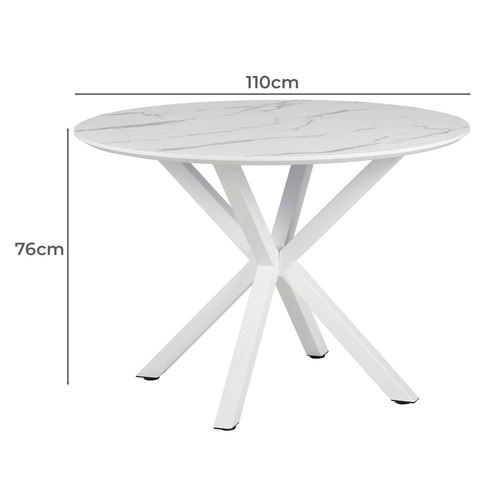 White Tallulah Dining Table