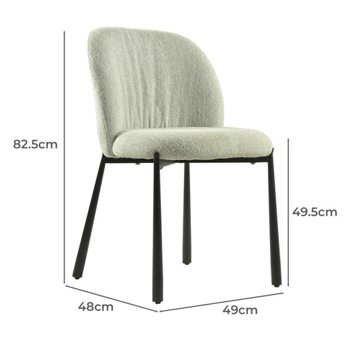 Raiden Boucle Dining Chairs