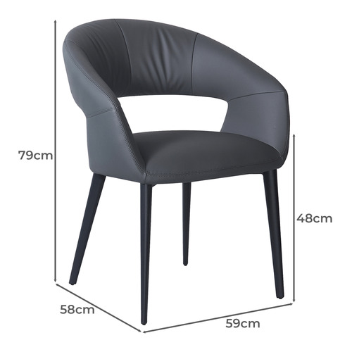 Rialto Faux Leather Dining Chairs