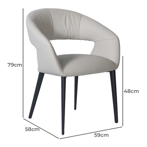 Rialto Faux Leather Dining Chairs