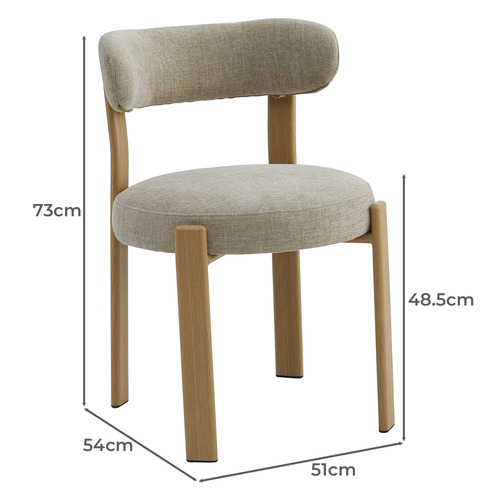 Miramar Chenille Dining Chairs