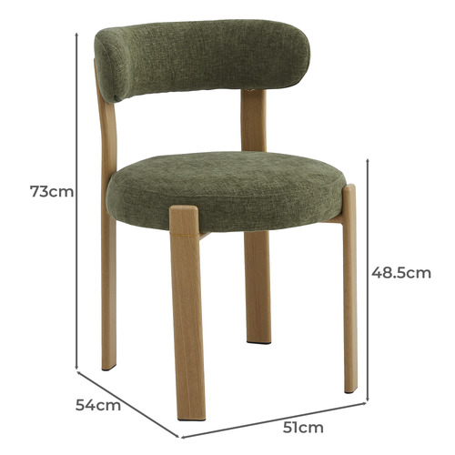 Miramar Chenille Dining Chairs