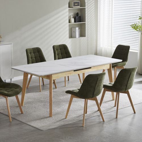 Delray Extendable Ceramic Dining Table