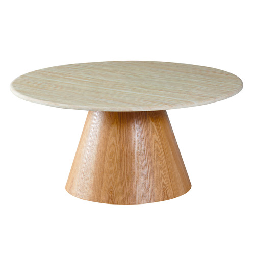 Wesley Round Marble Coffee Table