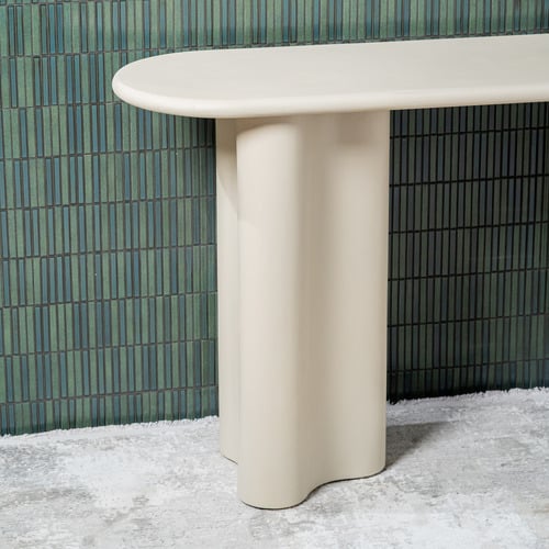 Marina Curved Console Table
