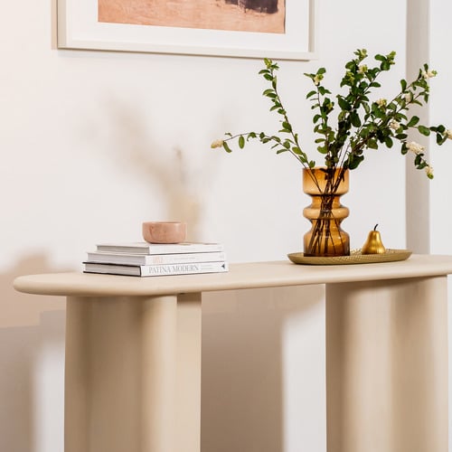 Marina Curved Console Table