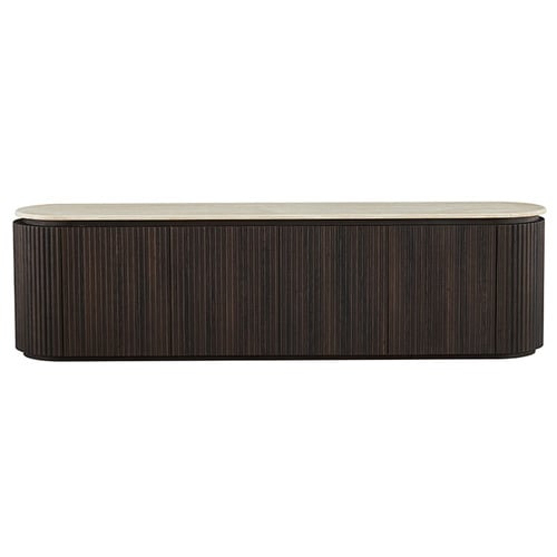 Caelric Travertine TV Unit