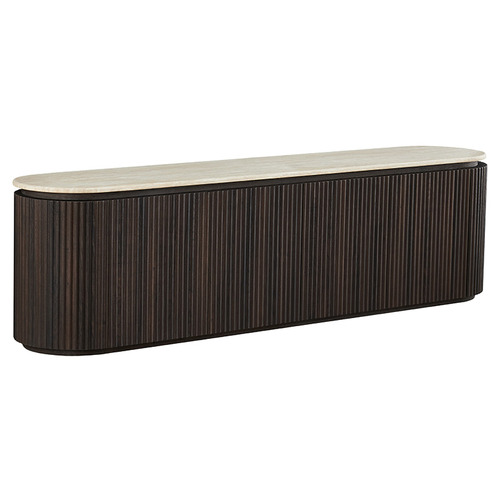 Caelric Travertine TV Unit