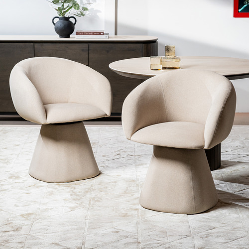 Compton Mohair-Feel Dining Chair