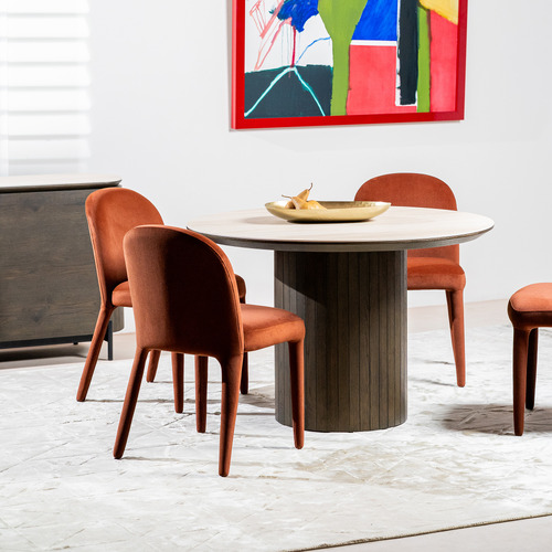 Larish Mohair Wool-Blend Dining Chairs