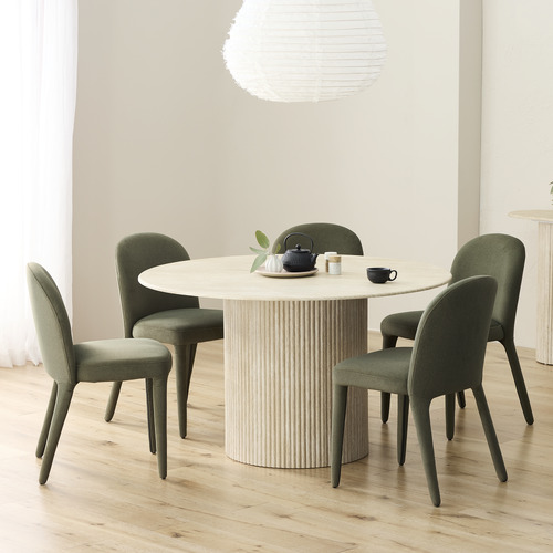 Larish Mohair Wool-Blend Dining Chairs