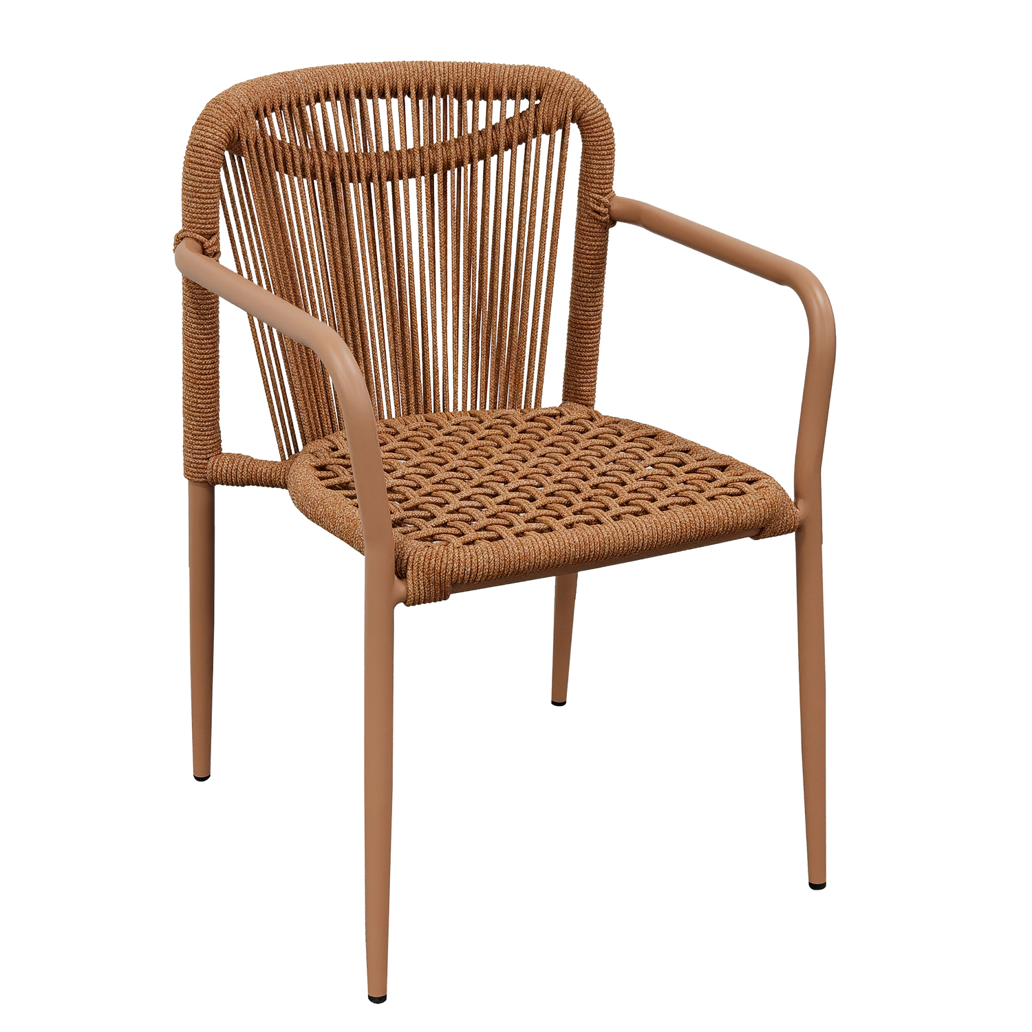 Cyra Rope Weave Outdoor Dining Chairs