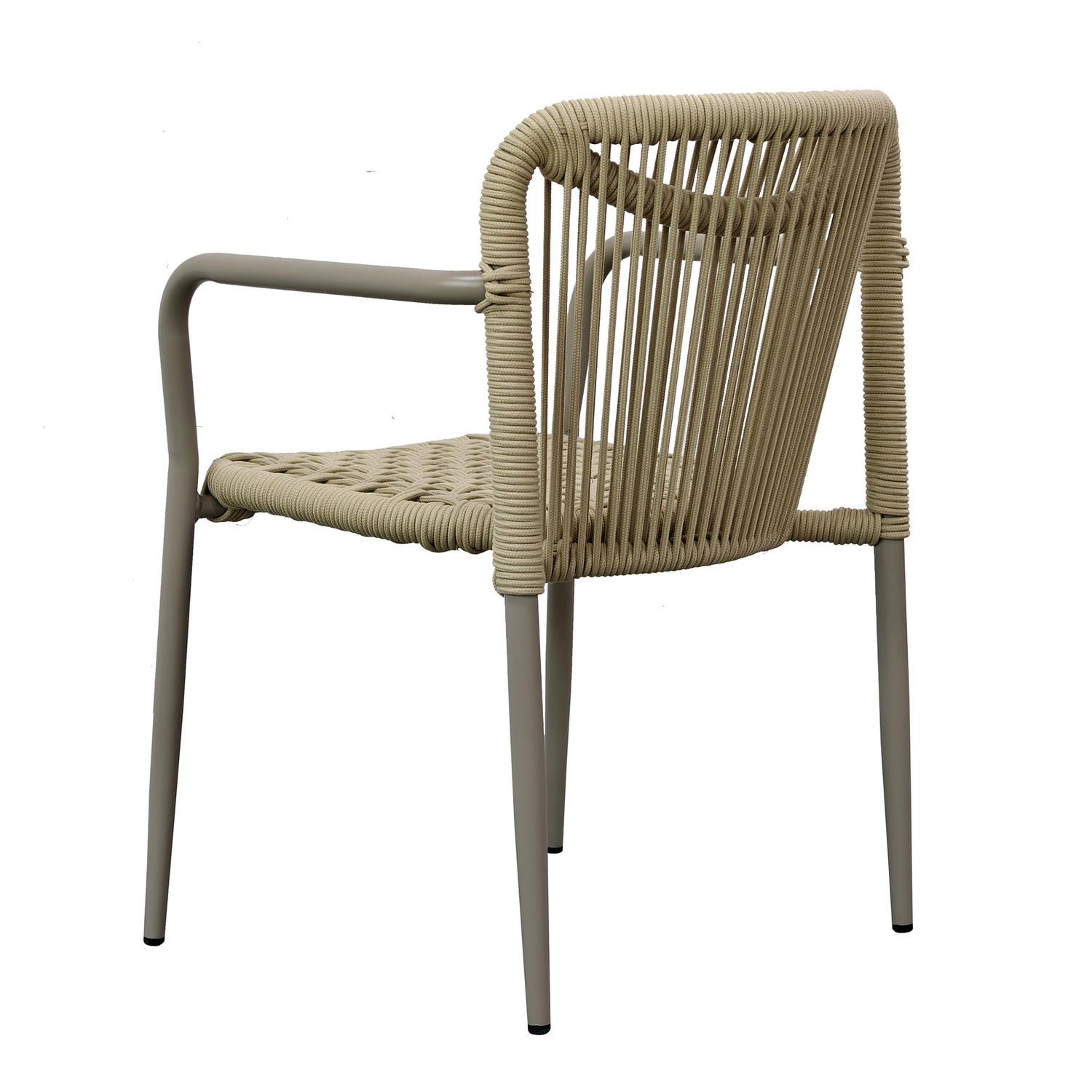 Cyra Rope Weave Outdoor Dining Chairs