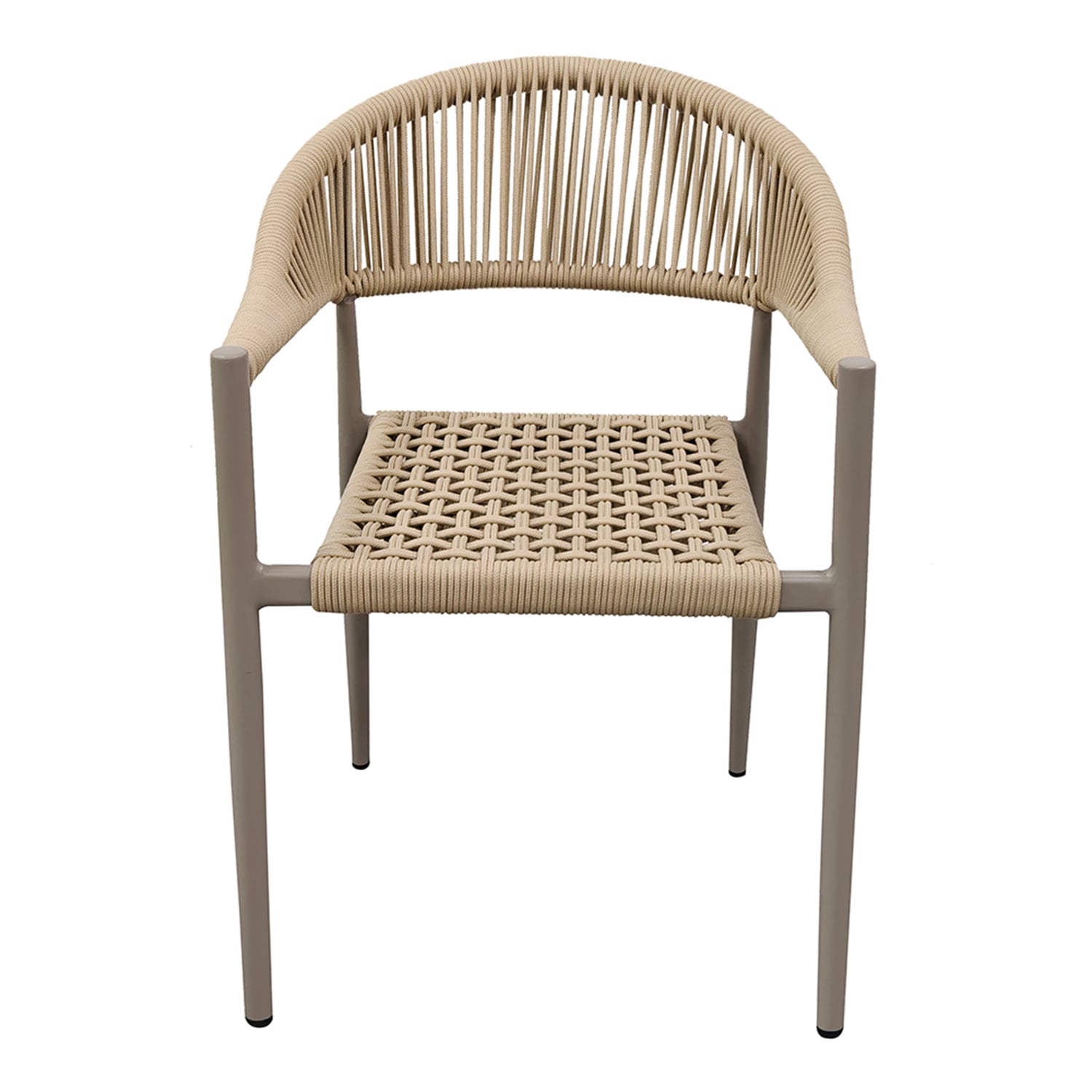 Aeliana Rope Weave Outdoor Dining Chairs