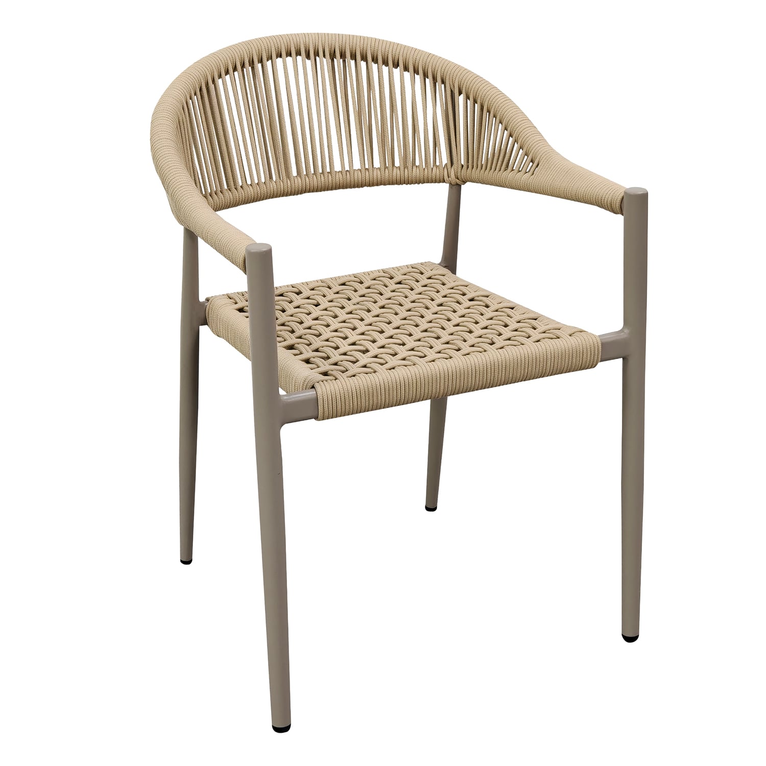 Aeliana Rope Weave Outdoor Dining Chairs