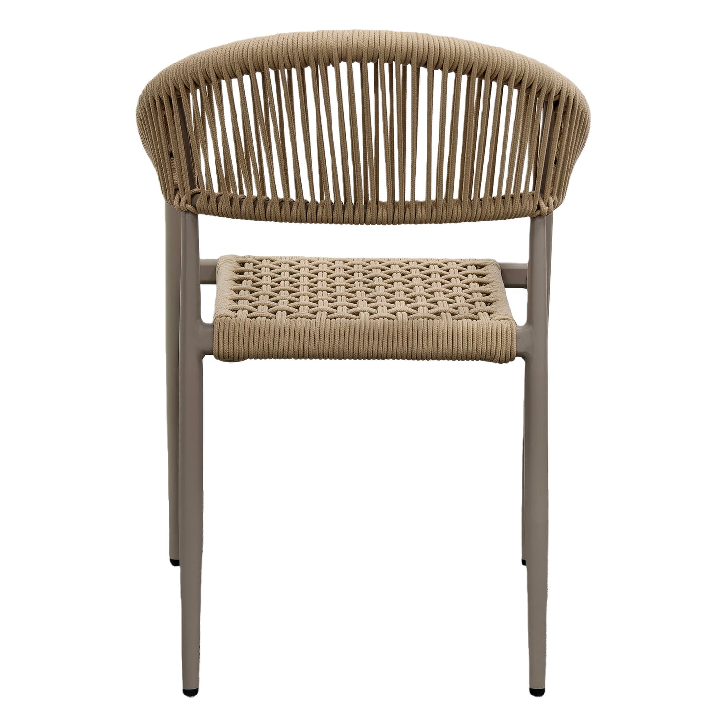 Aeliana Rope Weave Outdoor Dining Chairs