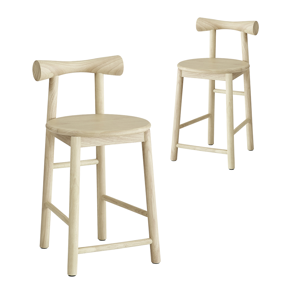 Junia Rubberwood Dining Chairs