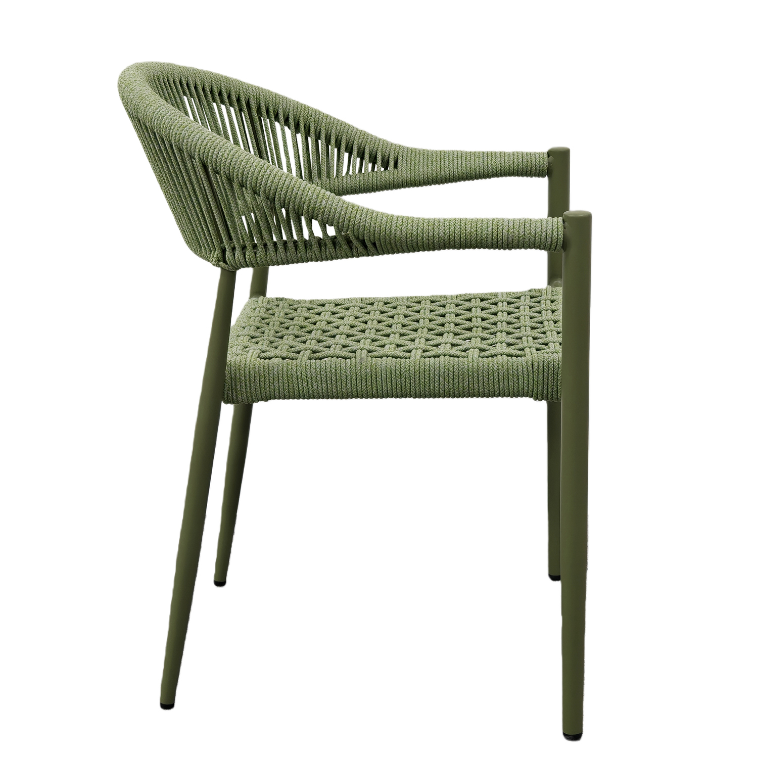 Aeliana Rope Weave Outdoor Dining Chairs
