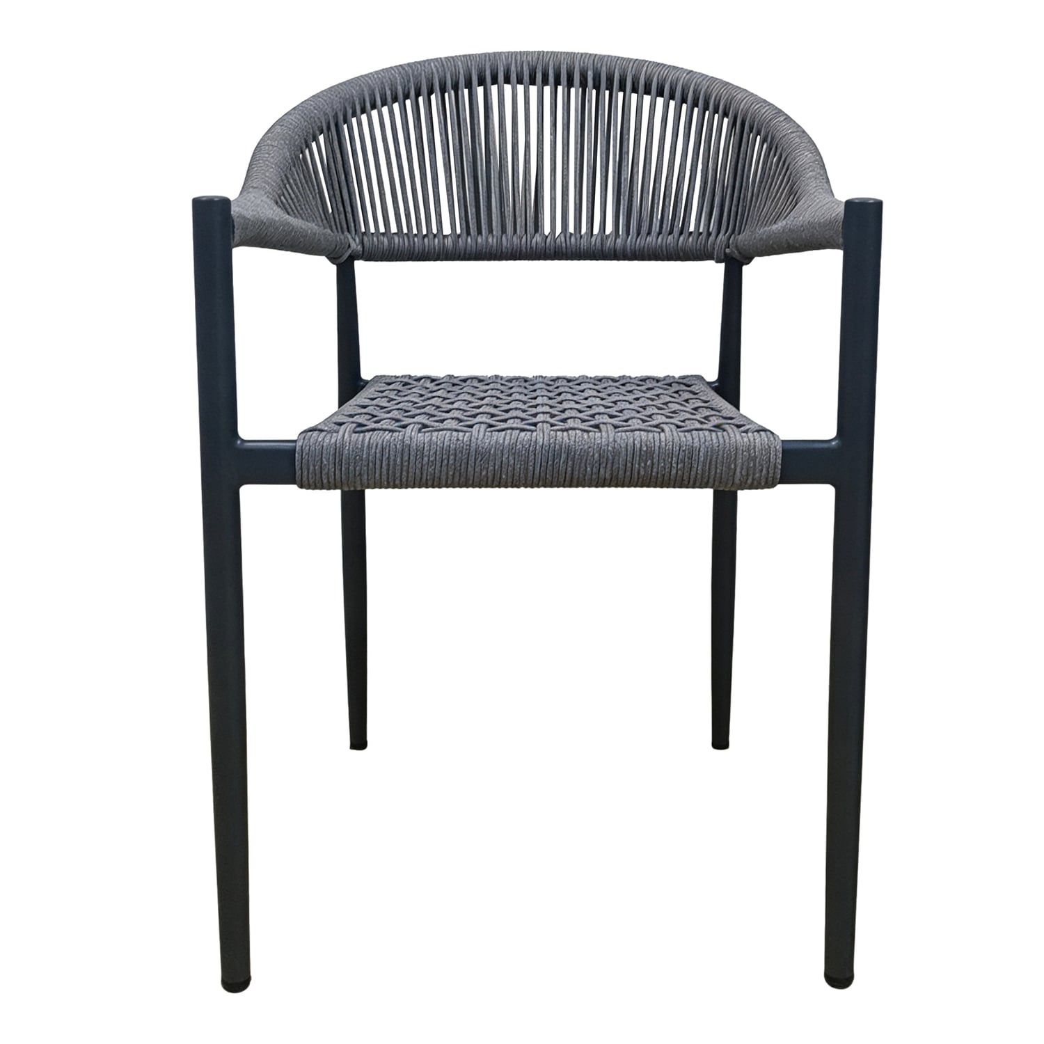 Aeliana Rope Weave Outdoor Dining Chairs