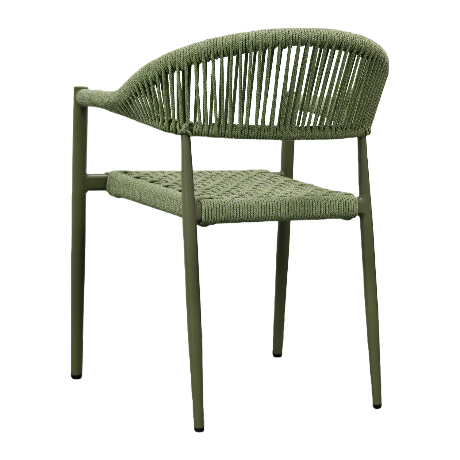 Aeliana Rope Weave Outdoor Dining Chairs