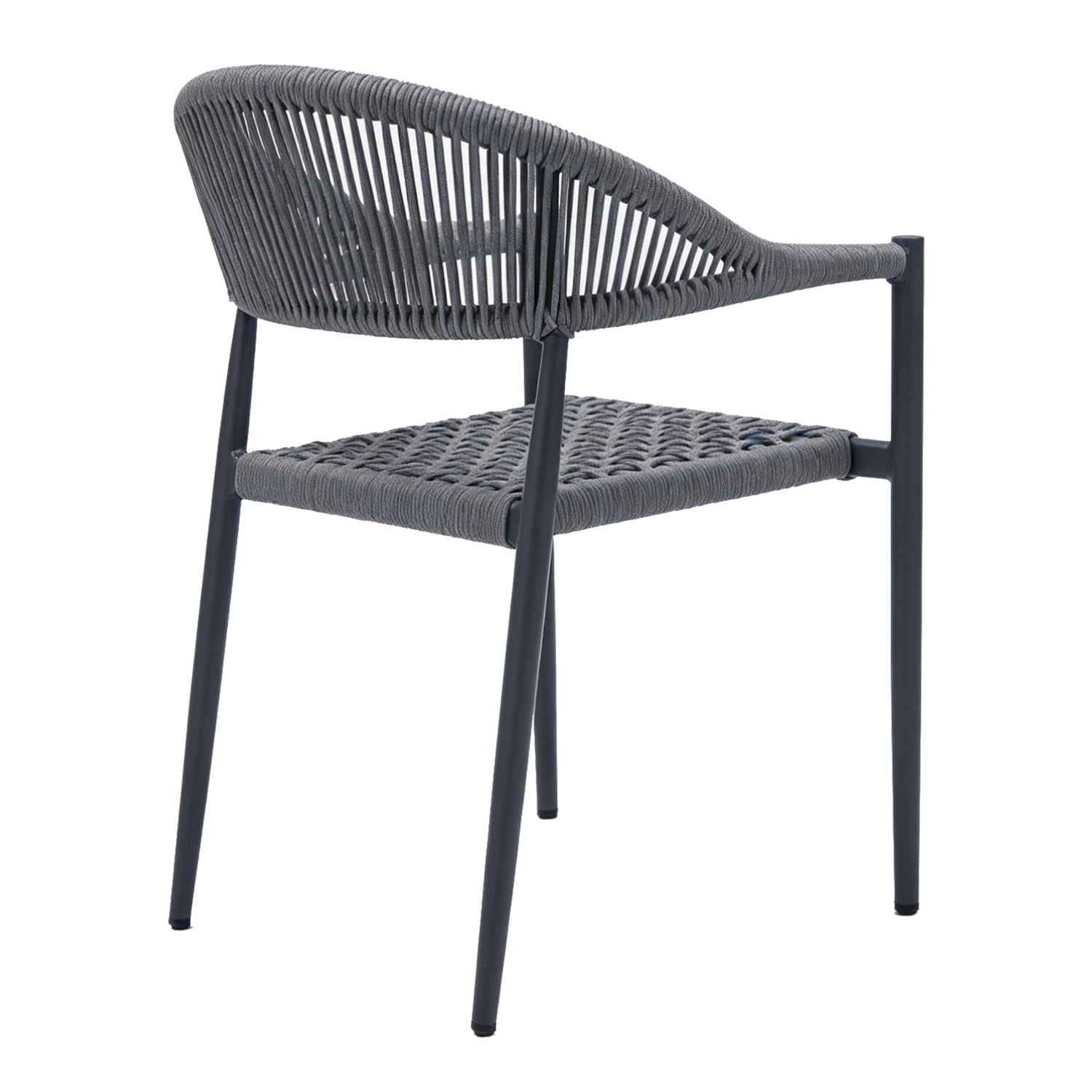 Aeliana Rope Weave Outdoor Dining Chairs