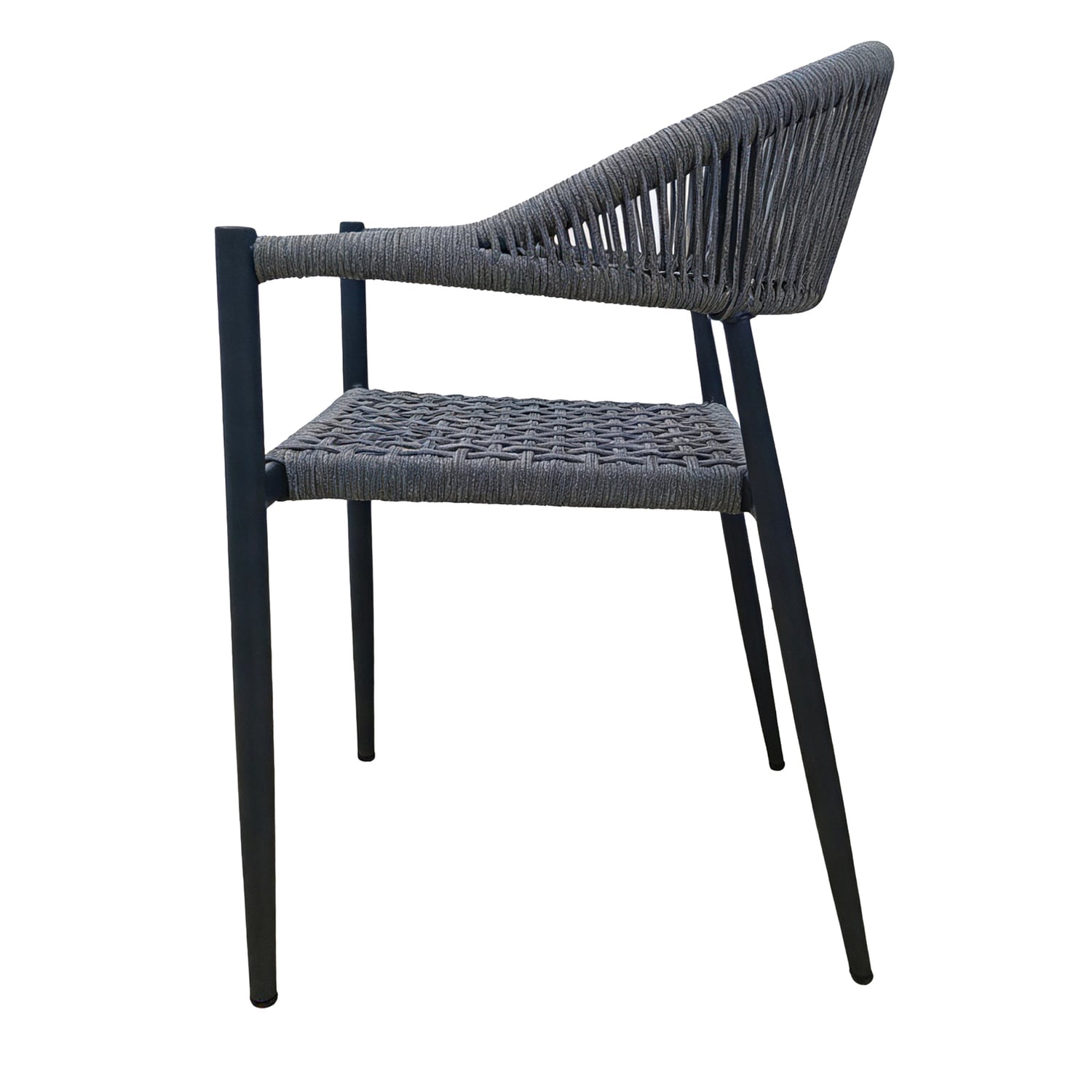 Aeliana Rope Weave Outdoor Dining Chairs