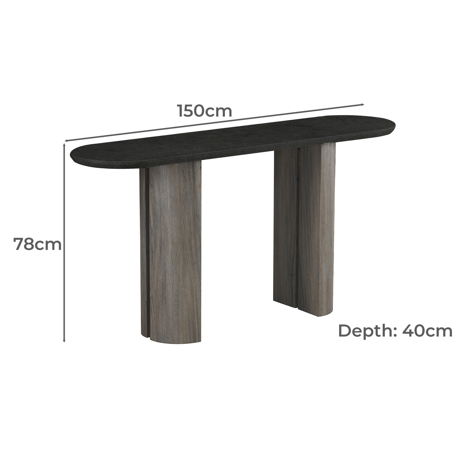 Colloway Marble Console Table