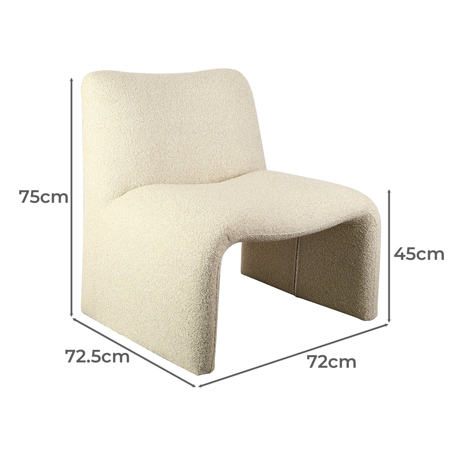 Camden Boucle Accent Chair