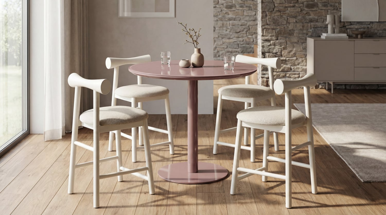 Riven Round Dining Table