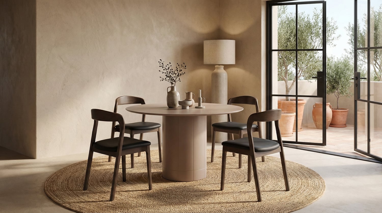 Sylvie Round Dining Table