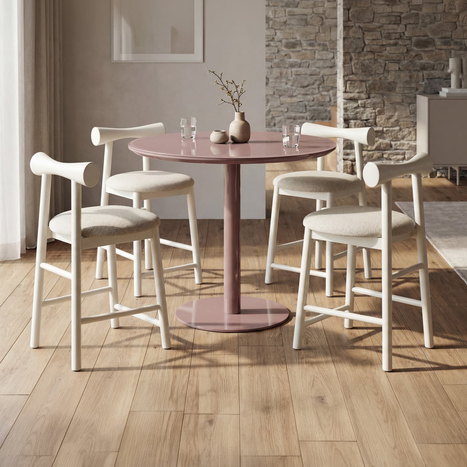 Riven Round Dining Table