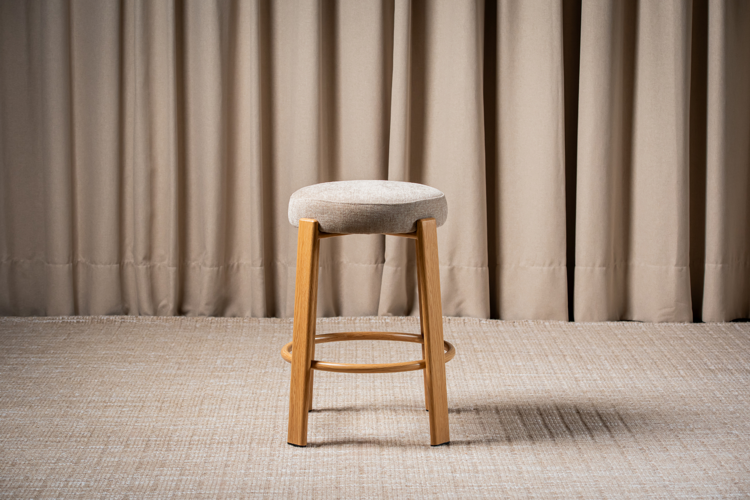 63.5cm Orin Chenille Bar Stools