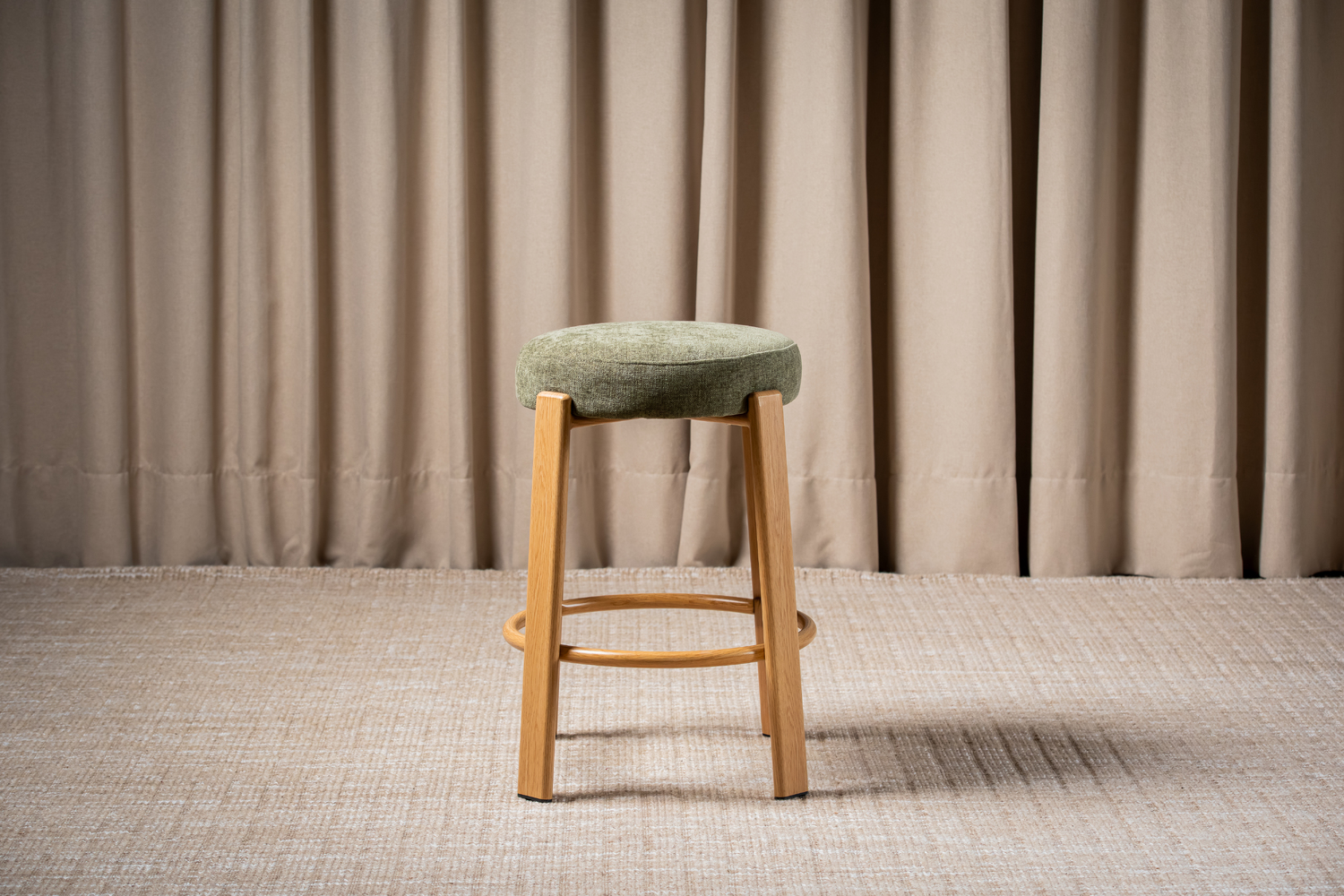 63.5cm Orin Chenille Bar Stools