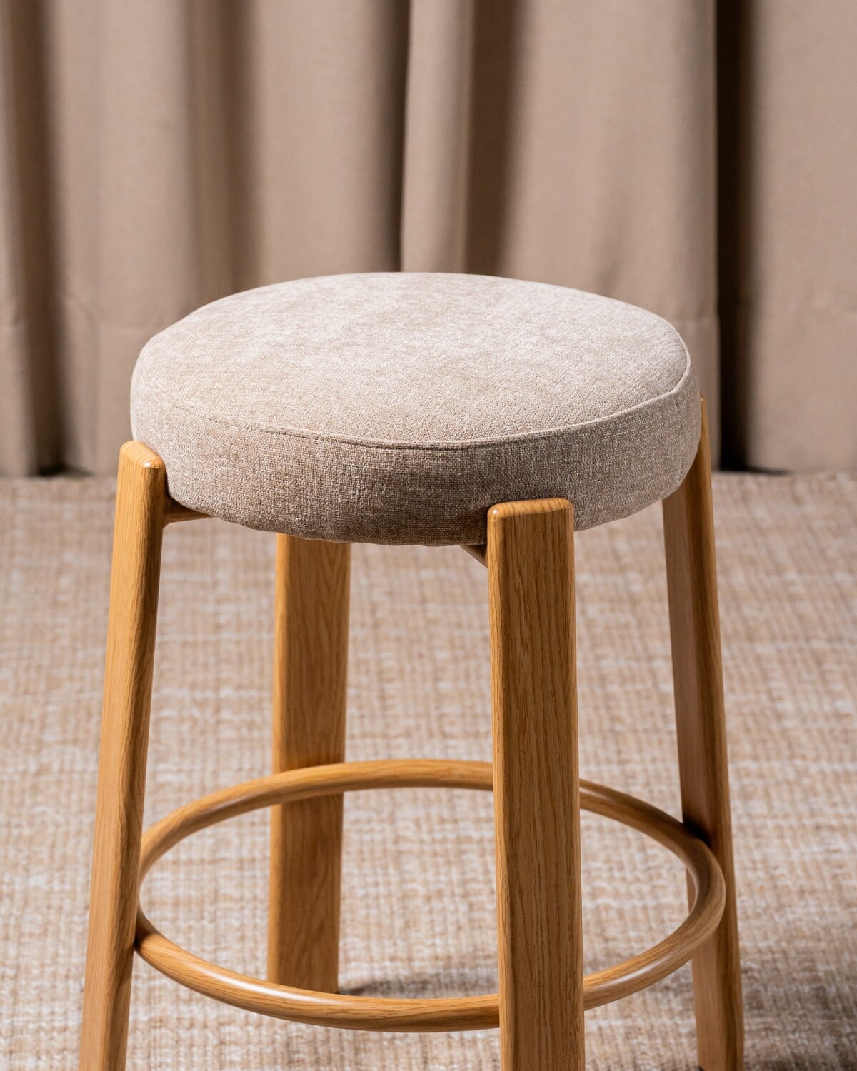 63.5cm Orin Chenille Bar Stools