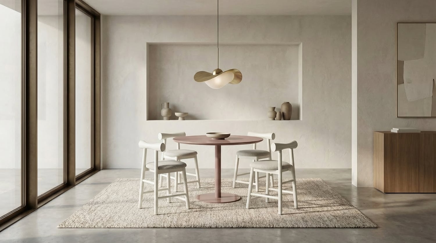 Riven Round Dining Table